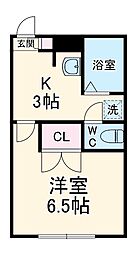 間取図画像 1K