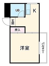 間取図画像 1DK