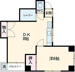 らめーるコーポ 1DKの間取図画像