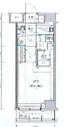 都営浅草線 本所吾妻橋駅 徒歩3分の賃貸マンション 2階1Kの間取り