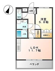物件の間取り
