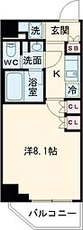 DIPS東十条駅前RESIDENCE 4階1Kの間取り