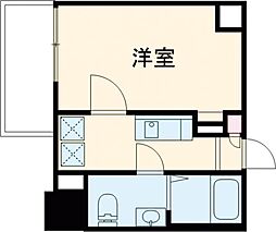 ＧＥＮＯＶＩＡ青砥ｓｋｙｇａｒｄｅｎ 301 3階1Kの間取り