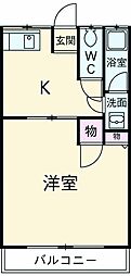 間取図画像 1DK