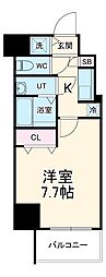 Osaka Metro中央線 緑橋駅 徒歩3分の賃貸マンション 12階1Kの間取り