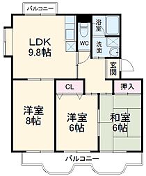 間取図画像 3LDK