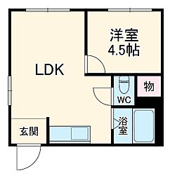 フラッグス肥後橋 4階