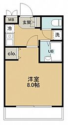 ラフィナートＭ 1階1Kの間取り