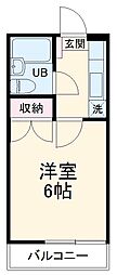間取図画像 1K