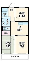間取図画像 3DK