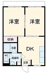 間取図画像 2DK