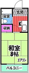 間取図画像 1K