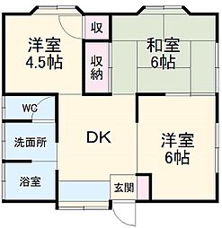 間取図画像 3DK
