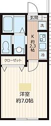 間取図画像 1K