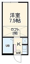 間取図画像 1K
