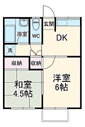 間取図画像 2DK