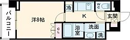 LIBRGRANT四谷三丁目 1Kの間取図画像
