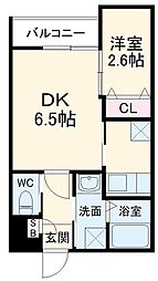 間取図画像 1DK