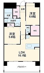 Ｅｐｏｃｈ　ＩＫＡＩ 1階2LDKの間取り