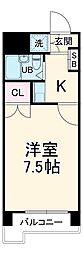 愛知環状鉄道 山口駅 徒歩5分の賃貸アパート 5階1Kの間取り