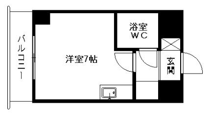 クリオ行啓通参番館 324｜北海道札幌市中央区南十四条西８丁目(賃貸マンション1R・3階・17.96㎡)の写真 その2