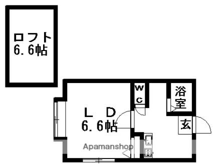 北海道札幌市豊平区月寒西三条７丁目(賃貸アパート1K・1階・21.78㎡)の写真 その2