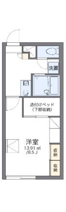 レオパレスエクレール 105｜北海道函館市高松町(賃貸アパート1K・1階・23.18㎡)の写真 その2