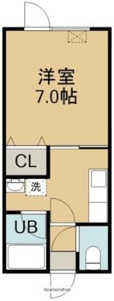 シングルコート上野II 106｜北海道函館市上野町(賃貸アパート1K・1階・22.32㎡)の写真 その2