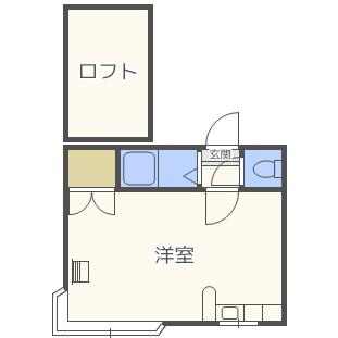 ジョイパレス 201｜北海道札幌市豊平区平岸二条３丁目(賃貸アパート1K・3階・22.00㎡)の写真 その2