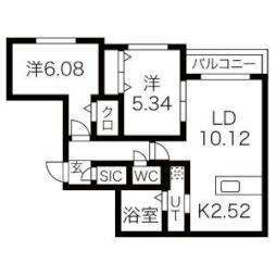 豊平公園駅 9.9万円