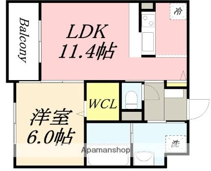 ＮＥＷ　ＰＩＡＺＺＡ 502｜北海道函館市川原町(賃貸マンション1LDK・5階・42.62㎡)の写真 その2