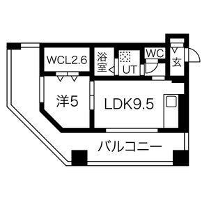 ラフレ28 502｜北海道札幌市中央区北五条西２８丁目(賃貸マンション1LDK・5階・36.94㎡)の写真 その2