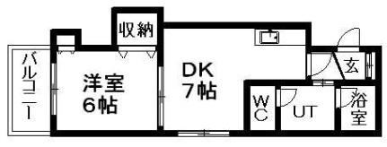 パピリオ 103｜北海道札幌市中央区北五条西１８丁目(賃貸マンション1DK・1階・28.05㎡)の写真 その2