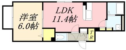 優夢Ｏｔａｒｕ 0101｜北海道小樽市入船１丁目(賃貸マンション1LDK・1階・42.55㎡)の写真 その2