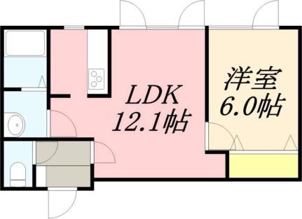 Ｒｅｓｉｄｅｎｃｅ　ＬＡＢＯ 102｜北海道小樽市清水町(賃貸アパート1LDK・1階・35.00㎡)の写真 その2