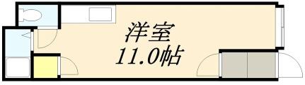 メゾンエル 201｜北海道小樽市富岡１丁目(賃貸アパート1R・2階・23.90㎡)の写真 その2