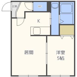 ノースポインツ澄川 303｜北海道札幌市南区澄川四条２丁目(賃貸マンション1LDK・3階・36.36㎡)の写真 その2