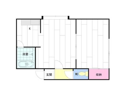 メープルタウンＢ棟 205｜北海道札幌市手稲区西宮の沢一条４丁目(賃貸アパート1LDK・3階・29.20㎡)の写真 その2