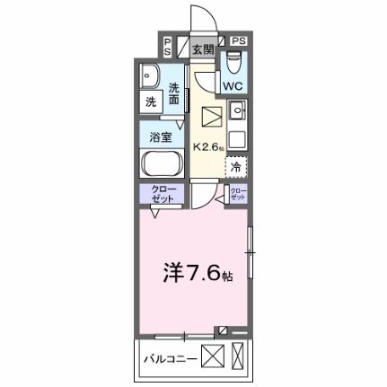 杜の風　原町I 101｜宮城県仙台市宮城野区原町４丁目(賃貸アパート1K・1階・27.02㎡)の写真 その2