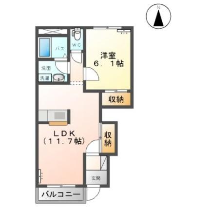 コンフォール郭内 101｜福島県二本松市郭内３丁目(賃貸アパート1LDK・1階・43.90㎡)の写真 その2