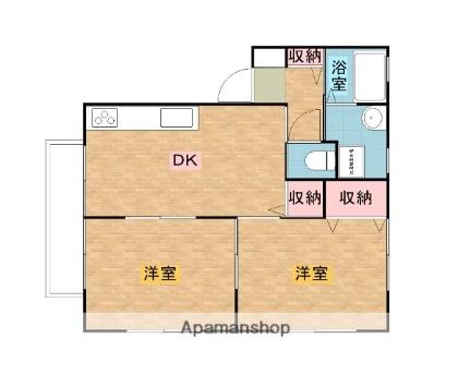 パークサイドハイムＡ 202｜栃木県矢板市中(賃貸アパート2DK・2階・49.68㎡)の写真 その2