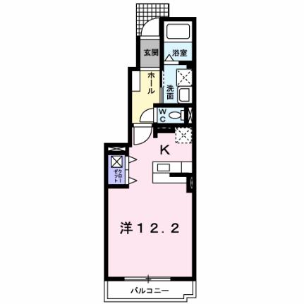 グラースＡ 104｜栃木県足利市福居町(賃貸アパート1K・1階・32.90㎡)の写真 その2
