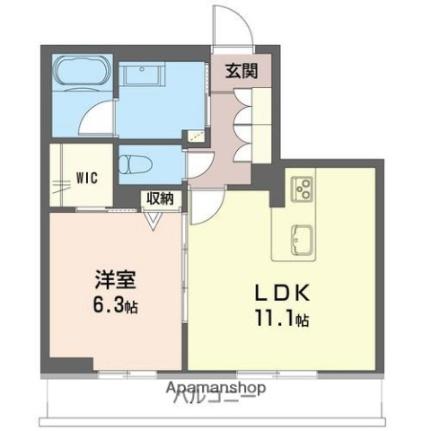 アンビシア 302｜群馬県太田市東矢島町(賃貸マンション1LDK・3階・45.12㎡)の写真 その2