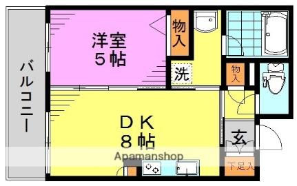 東京都杉並区梅里２丁目(賃貸マンション1DK・5階・32.64㎡)の写真 その2
