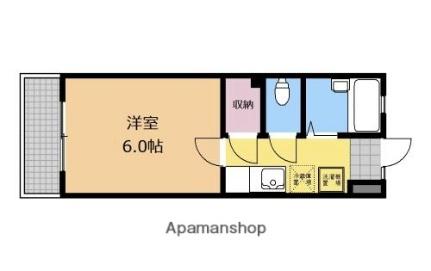 フラット福寿 208｜神奈川県相模原市南区豊町(賃貸マンション1K・2階・21.53㎡)の写真 その2