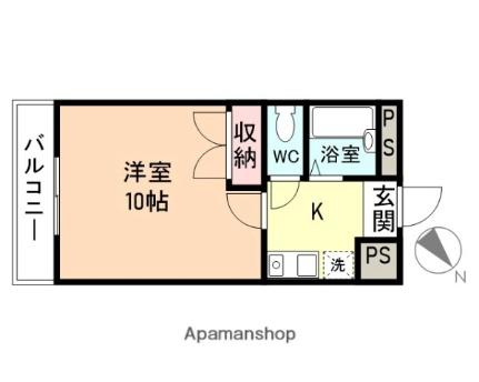 アンサンブル山室 306｜富山県富山市山室(賃貸アパート1K・3階・26.49㎡)の写真 その2