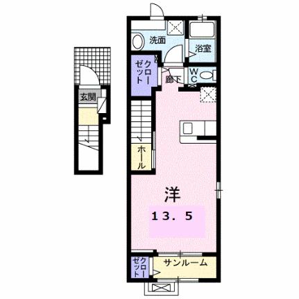 ブライト　スクエアII 201｜福井県越前市瓜生町(賃貸アパート1R・2階・40.94㎡)の写真 その2