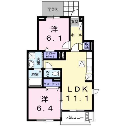 ベルーチェ 101｜静岡県富士宮市淀川町(賃貸アパート2LDK・1階・56.84㎡)の写真 その2