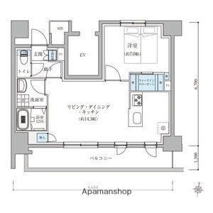 ＴＥＮＡＳ瑞穂通 ｜愛知県名古屋市瑞穂区瑞穂通３丁目(賃貸マンション1LDK・11階・48.69㎡)の写真 その2