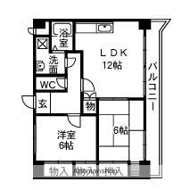 ソレイユ千 506｜滋賀県守山市播磨田町(賃貸マンション2LDK・5階・57.60㎡)の写真 その2